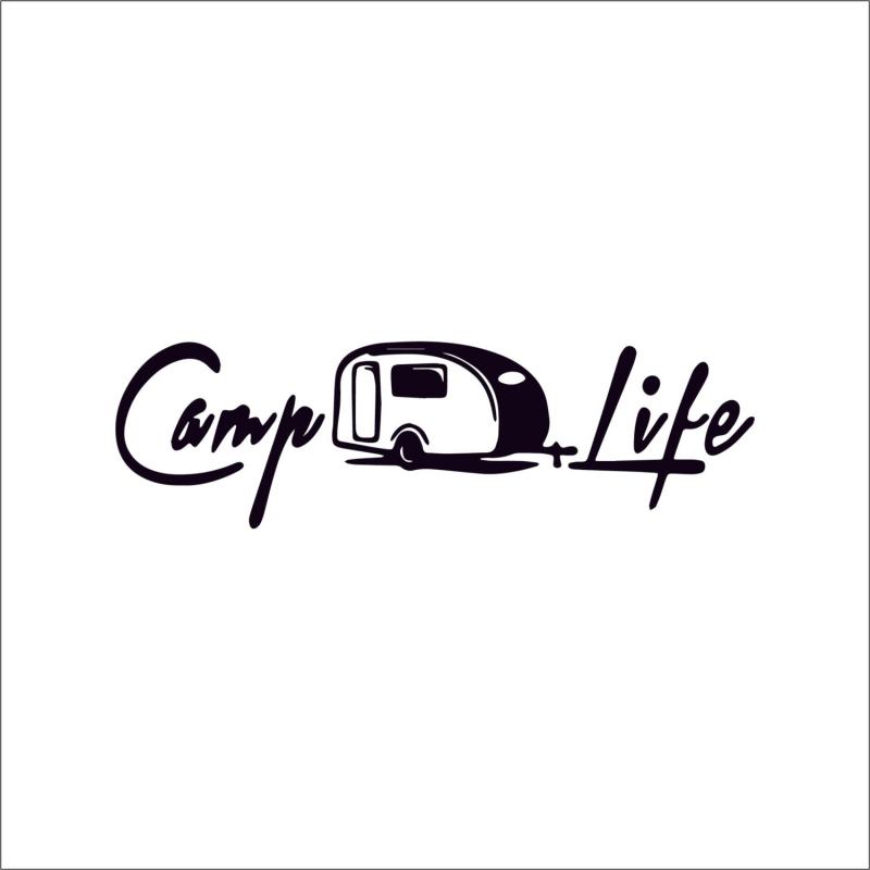 Camp Life Karavan Sticker-1466