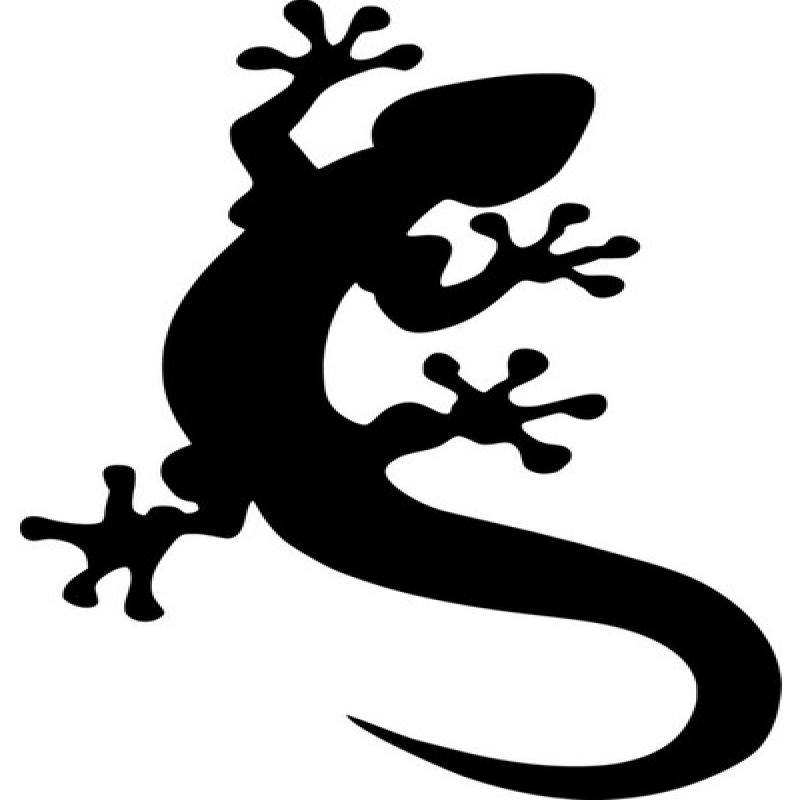 Kertenkele Araç Arkası Sticker-1471