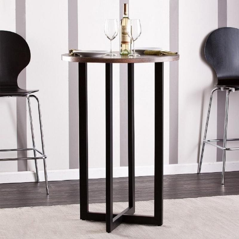 Ahşap Dekoratif Orta Ofis, Bistro Masa-1125